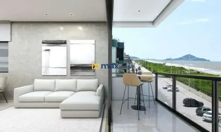 Venda: apartamento frente mar 78m² - 1 suíte + 1 dormitório, centro, navegantes