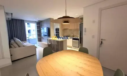 Apartamento mobiliado à venda com 2 quartos (1 suíte), praia brava, itajaí