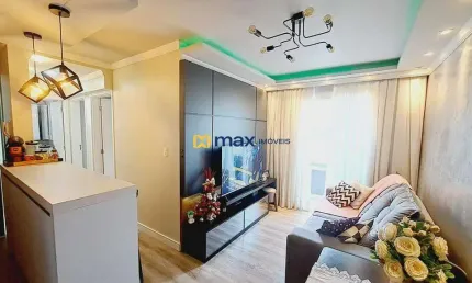 Apartamento mobiliado com 2 dormitórios à venda, itaipava, itajaí