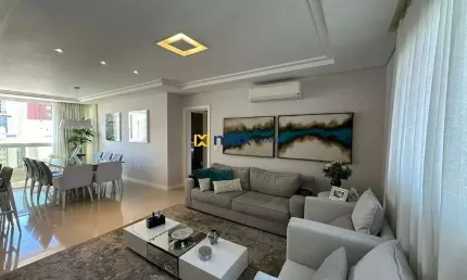 Venda: apartamento andar alto, 1 suíte, 2 demi suítes, churrasqueira a carvão, 2 vagas de garagem.