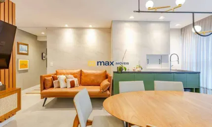 Excelente apartamento mobiliado à venda, 1 suíte + 2 demi suítes Ressacada,Itajaí