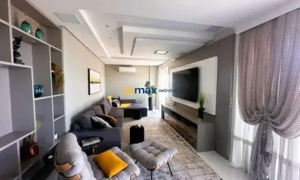 Amplo apartamento finamente mobiliado com 3 suítes e vista mar, fazenda, itajaí