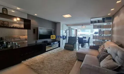 Excelente apartamento mobiliado com 2 quartos (1 suíte), vista mar, Praia Brava, Itajaí