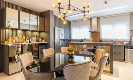 Excelente apartamento mobiliado com 3 suítes, centro, itajaí