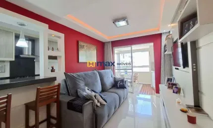 Excelente apartamento semi mobiliado com 2 quartos (1 suíte) à venda no bairro Dom Bosco em Itajaí