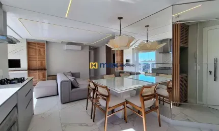 Excelente apartamento semi mobiliado com 3 quartos (1 suíte) à venda no bairro Ressacada em Itajaí