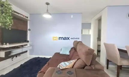 Excelente apartamento semi mobiliado com 2 quartos (1 suíte) à venda no bairro Cordeiros em Itajaí