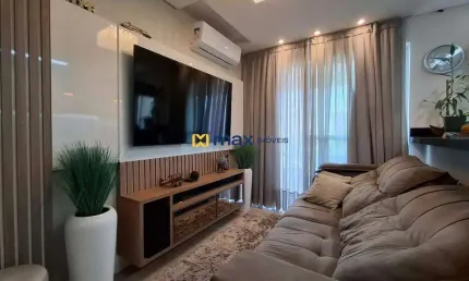 Excelente apartamento semi mobiliado com 2 quartos (1 suíte) à venda no bairro são judas em itajaí