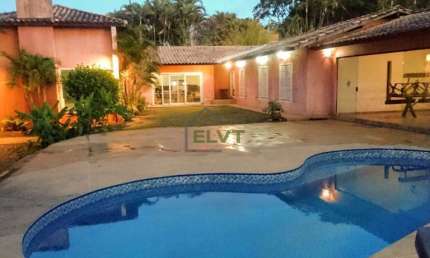 Fazendinha - Casa, 436 m² - venda por R$ 2.500.000,01 ou aluguel por R$ 7.800,00/mês - Chácara Santa Lúcia dos Ypes - Carapicuíba/SP