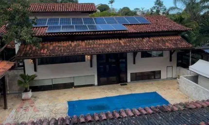Casa de luxo com 4 quartos à venda em itaipu – niterói | condomínio fechado de alto padrão com elevador panorâmico e energia solar