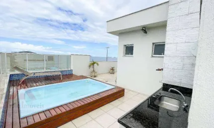 Cobertura de Luxo Linear Frente Mar à Venda em Piratininga, Niterói – 3 Suítes, Piscina Privativa e Vista Deslumbrante