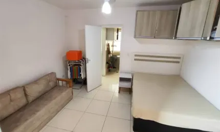 Apartamento um dormitório totalmente mobiliado na Aviação