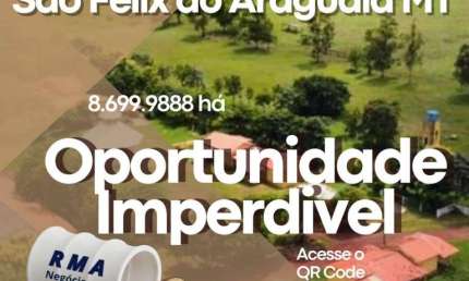 Fazenda à venda na Zona Rural, São Félix do Araguaia 