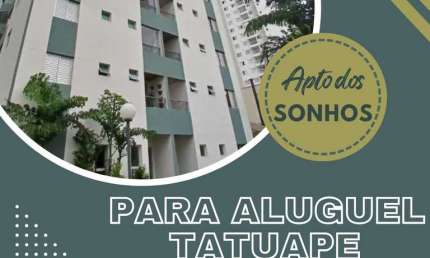 Apartamento para Locação em São Paulo, Tatuape, 3 dormitórios, 1 suíte, 3 banheiros, 2 vagas