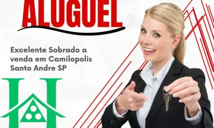 Sobrado para Venda em Santo André, Camilopolis, 3 dormitórios, 1 suíte, 2 banheiros, 5 vagas