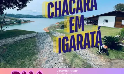 Chácara para venda em igaratá, condominio das aguas de igaratá, 2 dormitórios, 1 suíte, 2 banheiros