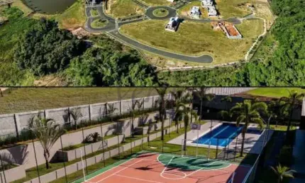 Terreno em condomínio fechado à venda na Estrada MMR 328 Antônio Carlos Canto Porto Lagoa dos Patos, S/N, Chácara São Marcelo, Mogi Mirim por R$ 783.492