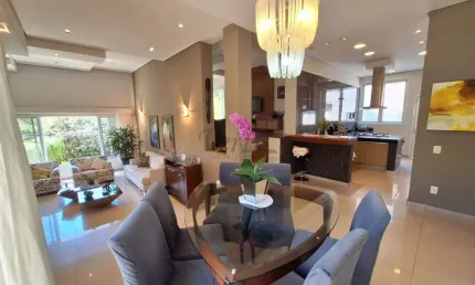 Casa em condomínio fechado com 3 quartos à venda na Avenida Dona Maria Franco Salgado, 50, Jardim Botânico (Sousas), Campinas, 345 m2 por R$ 1.950.000