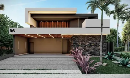 Casa em condomínio fechado com 4 quartos à venda na Avenida Bernardino Bonavita, 280, Jardim Santa Rita, Indaiatuba, 267 m2 por R$ 2.990.000
