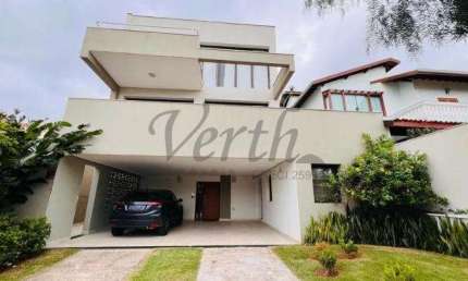 Casa em condomínio fechado com 4 quartos à venda na Rua San Conrado, 1000, Loteamento Caminhos de San Conrado (Sousas), Campinas, 378 m2 por R$ 1.600.000