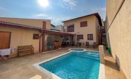 Casa com 4 quartos à venda na Rua Hilza Teixeira Penteado de Lemos, 71, Parque Jatibaia (Sousas), Campinas, 198 m2 por R$ 1.090.000