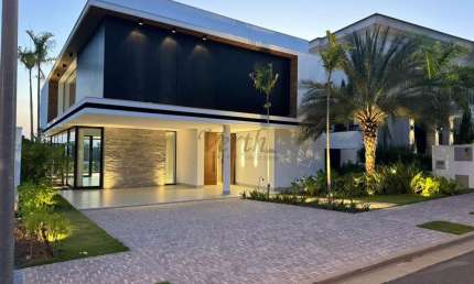 Casa em condomínio fechado com 4 quartos à venda na Rua das Palmas, 100, Alphaville Dom Pedro, Campinas, 382 m2 por R$ 4.800.000