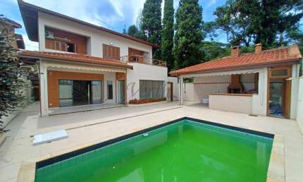 Casa em condomínio fechado com 3 quartos para alugar na Rua Eliseu Teixeira de Camargo, 401, Sítios de Recreio Gramado, Campinas, 326 m2 por R$ 7.500