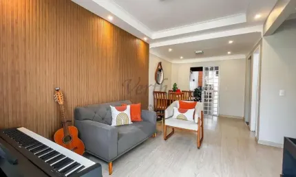 Casa em condomínio fechado com 3 quartos à venda na rua professor antônio nogueira braga, 76, fazenda santa cândida, campinas, 135 m2 por r$ 1.120.000
