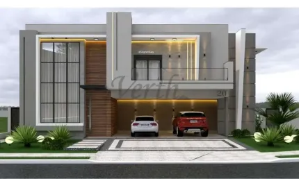 Casa em condomínio fechado com 4 quartos à venda na Rua João Athanásio Bueno, SN, Jardim Green Park Residence, Hortolândia, 369 m2 por R$ 1.380.000