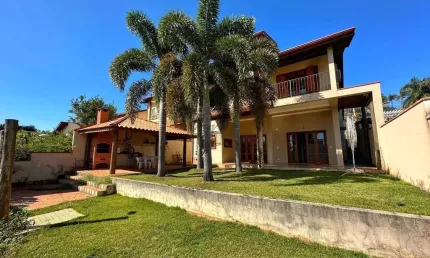 Casa em condomínio fechado com 4 quartos à venda na rua san conrado, 1000, loteamento caminhos de san conrado (sousas), campinas, 342 m2 por r$ 1.490.000