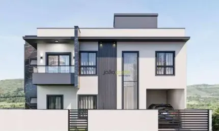 Sobrado com 3 dormitórios sendo 1 suíte à venda, 112 m² - Sertão do Maruim - São José/Santa Catarina