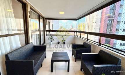 Apartamento com 4 quartos à venda no Aeroclube, João Pessoa , 173 m2 por R$ 1.100.000