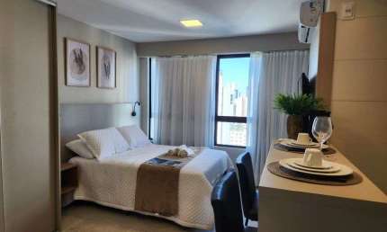 Baixou o preço das Últimas unidades de studios prontos para rentabilizar ou morar em Boa Viagem!