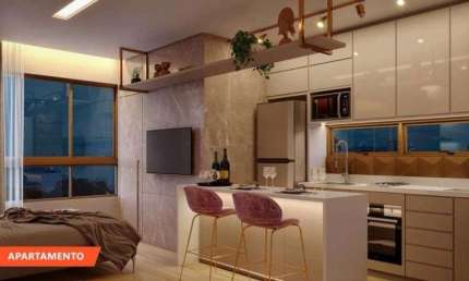 Baixou o preço Apartamento Studio pronto com Alta Rentabilidade e excelente moradia em Boa Viagem!