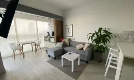 Apartamento mobiliado 40 m² com 1 quarto e 1 vaga no tatuapé.