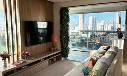 Apartamento Anália Franco com terraço gourmet  com 3 vagas.