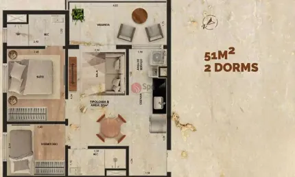 Pré lançamento- apartamento de 51 metros na vila ema.