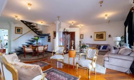 Cobertura duplex à venda, jardim anália franco, alto padrão, 3 suites, 4 vagas, piscina privativa