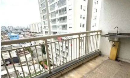 Apartamento na Mooca de 64 metros com terraço grill integrado.
