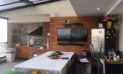 Cobertura com 3 dormitórios à venda, 171 m²- tatuapé - são paulo/sp
