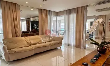 Apartamento com 4 suítes varanda gourmet no Tatuapé.