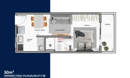Apartamento de 30 metros na vila carrão. laçamento.