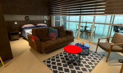 Apartamento mobiliado em frente o Shopping Anália Franco