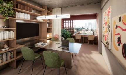 Studio à venda com 26m² no Tatuapé, de alto padrão.