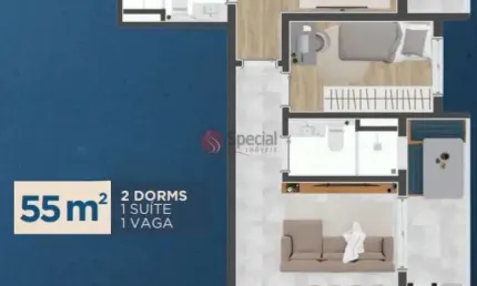 Apartamento com 2 quartos à venda na Rua Dona Escolástica M. da Fonseca, 1031, Vila Matilde, São Paulo