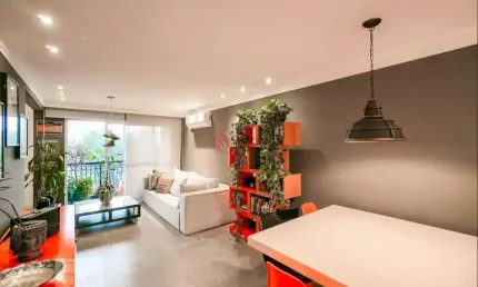 Apartamento no  Tatuapé com 102 metros,  2 suítes e 2 vagas
