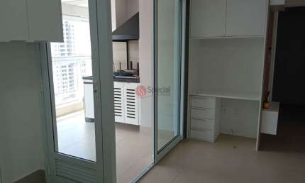 Apartamento no Tatuapé para compra ou locação de 1 dormitório 52 metros com varanda gourmet.