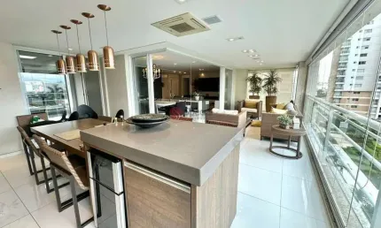 Apartamento 4 quartos 3 suítes 5 banheiros 4 vagas varanda tatuapé