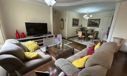 Apartamento no Tatuapé 156,50 metros, 4 dormitórios, 3 suítes, 3 vagas, perto do Hospital Sao Luiz.