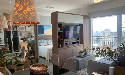 Studio no Jardim Anália Franco, moderno pronto para morar, 40 m².